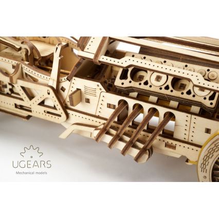 Ugears - Puzzle mecánico 3D de madera U9 Auto Grand Prix