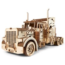 Ugears - Rompecabezas mecánico de madera en 3D Camión semirremolque Heavy Boy
