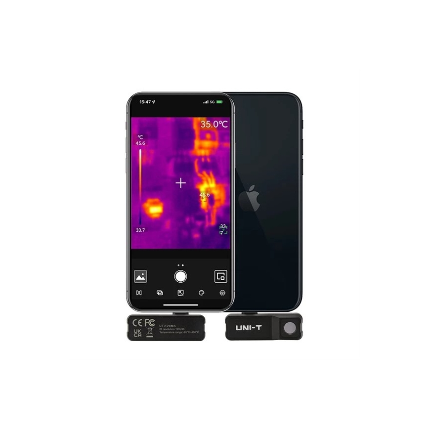 Uni-T - Cámara térmica con conector lightning para iPhone