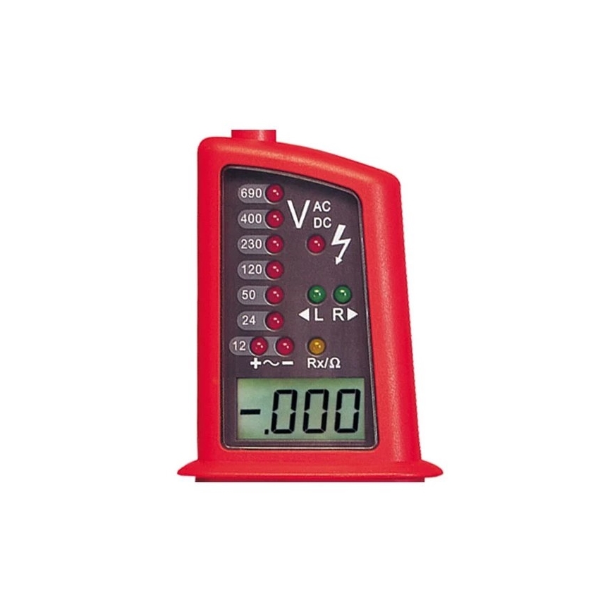 Uni-T - Probador con pantalla LCD 2xAAA IP65