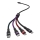 USB / USB Lightning / MicroUSB / USB-C 1,2m multicolor