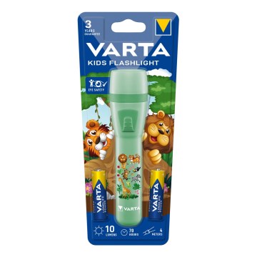Varta 15650101421 - Linterna infantil LED LED/2xAA