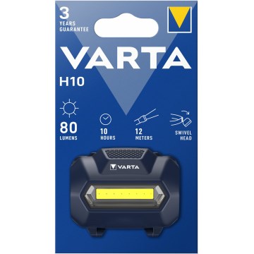 Varta 15672101111 - Linterna frontal LED H10 LED/3xAAA