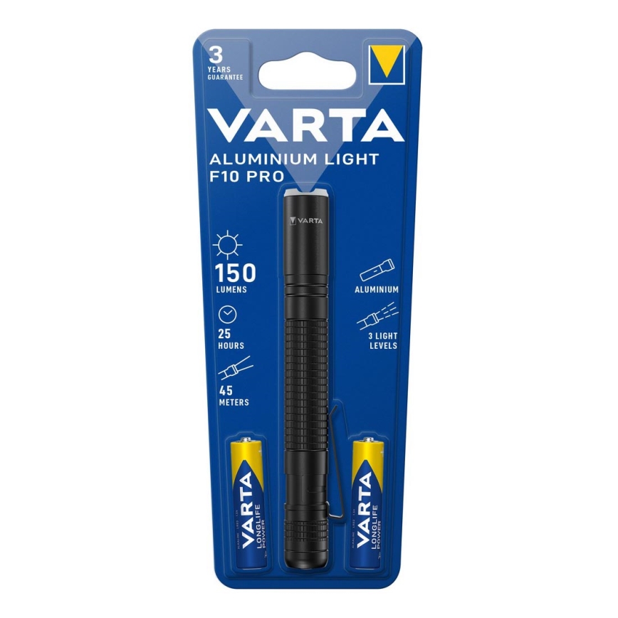 Varta 16606101421 - Linterna LED ALUMINIUM LIGHT LED/2xAAA