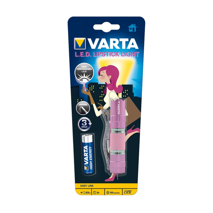 Varta 16617101421 - Linterna LED LIPSTICK LED/1xAA