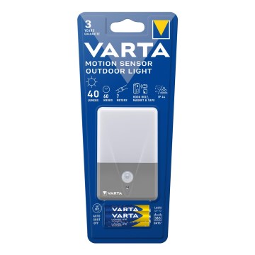 Varta 16634101421 - Linterna LED de camping con sensor LED/3xAAA IP44
