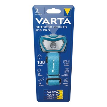 Varta 16650101421 - Linterna frontal LED OUTDOOR SPORTS H10 Pro LED/3xAAA