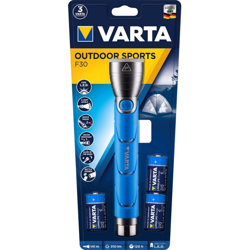 VARTA 18629 - LED Linterna LED/5W/3xC