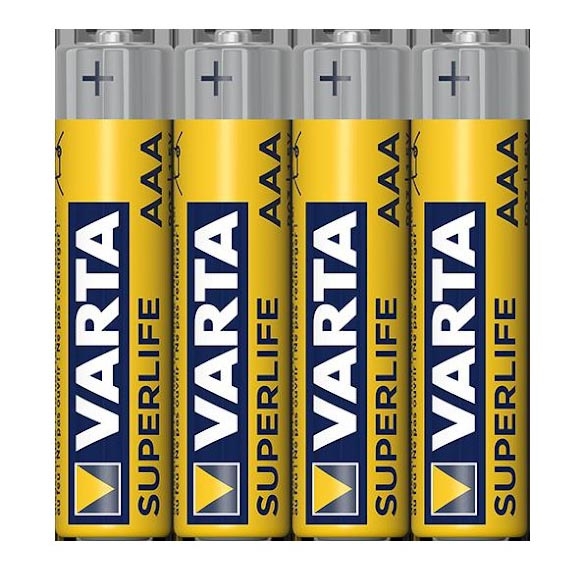 Varta 2003101304 - 4 uds. Pila de zinc-carbono SUPERLIFE AAA 1,5V