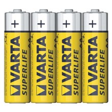 Varta 2006 - 4 pz. Batería de zinc-carbono SUPERLIFE AA 1,5V