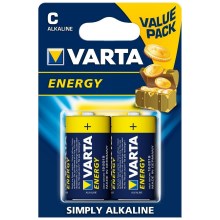 Varta 4114 - 2 pz. Pila alcalina ENERGY C 1,5V