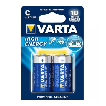 Varta 4914 - 2 pz. Pilas alcalinas HIGH ENERGY C 1,5V