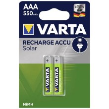 Varta 56733 - 2 pz. Baterías recargables SOLAR ACCU AAA NiMH/550mAh/1,2V