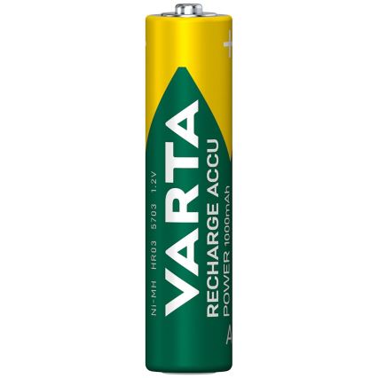 Varta 5703301494 - 3+1 piezas Pilas recargables ACCU AAA Ni-MH/1000mAh/1,2V