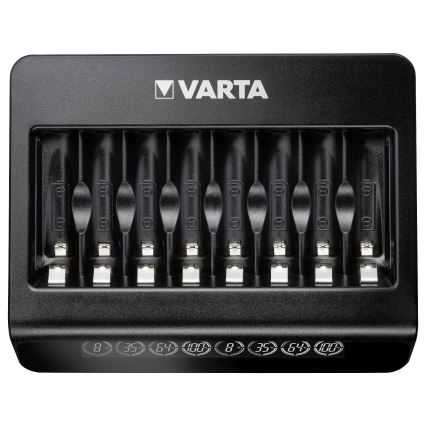 Varta 57681 - LCD Smart cargador 8xAA/AAA carga 2h