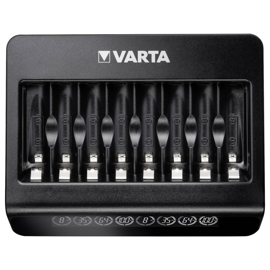 Varta 57681 - LCD Smart cargador 8xAA/AAA carga 2h