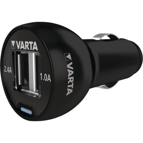 VARTA 57931 - Cargador adaptador de coche USB 12V