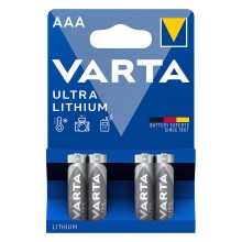 Varta 6106301404 - 4 uds Batería de Litio ULTRA AA 1,5V