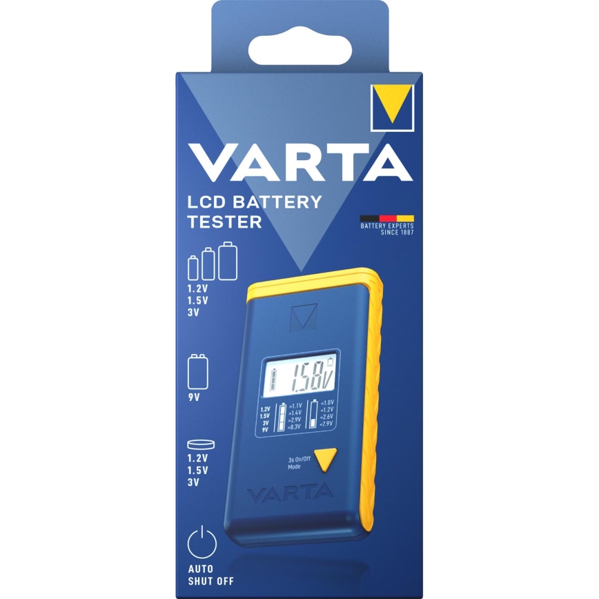 Varta 893101111 - Probador de baterías 3V 2xLR44