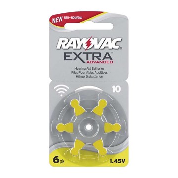 Varta Rayovac 40000 - 6 pz. Baterías para audífonos 10 1,45V