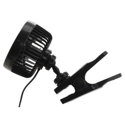 Ventilador con clip USB 4W/5V negro
