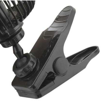 Ventilador con clip USB 4W/5V negro