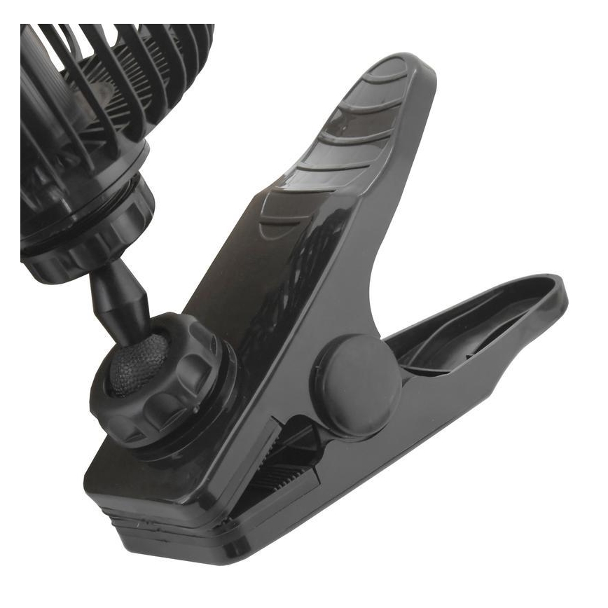 Ventilador con clip USB 4W/5V negro