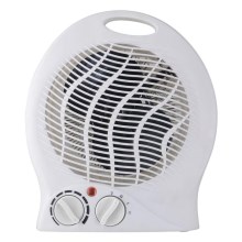 Ventilador con elemento calefactor 1000/2000W/230V blanco