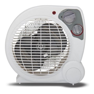 Ventilador con elemento calefactor ZEFIR 1000/2000W/230V blanco