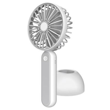 Ventilador de bolsillo 1200mA/3,7V USB gris/blanco