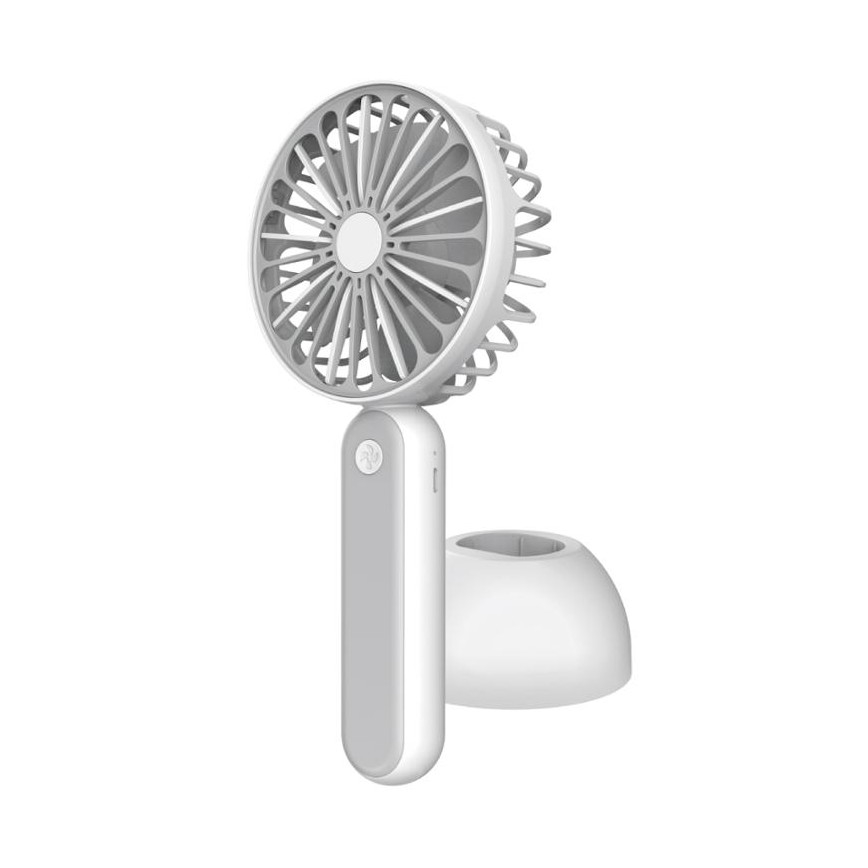 Ventilador de bolsillo 1200mA/3,7V USB gris/blanco