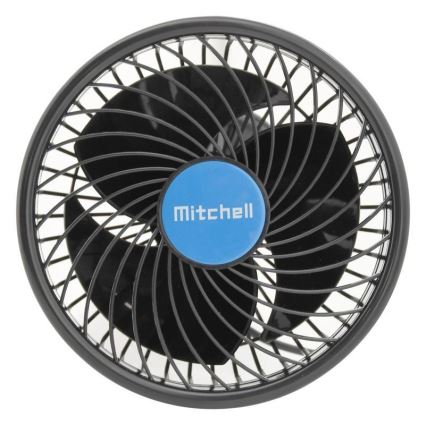 Ventilador de coche con ventosa 9W/12V negro