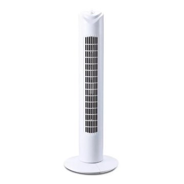 Ventilador de columna con temporizador 45W/230V blanco