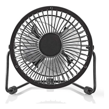 Ventilador de mesa 3W/USB 10 cm negro