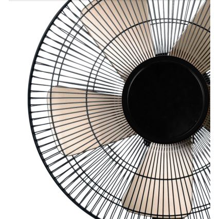 Ventilador de mesa 40W/230V diá. 35 cm negro/dorado