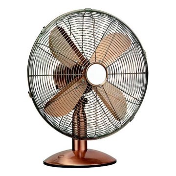 Ventilador de mesa 50W/230V diá. 30 cm cobre