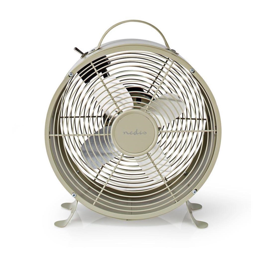 Ventilador de mesa RETRO 20W/230V gris ø25 cm