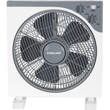 Ventilador de pie 45W/230V diá. 37 cm blanco/gris