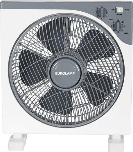 Ventilador de pie 45W/230V diá. 37 cm blanco/gris