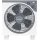 Ventilador de pie 45W/230V diá. 37 cm blanco/gris