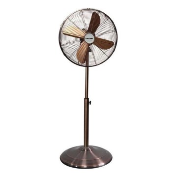 Ventilador de pie 60W/230V diá. 40 cm cobre