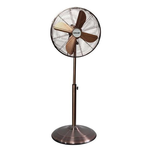 Ventilador de pie 60W/230V diá. 40 cm cobre