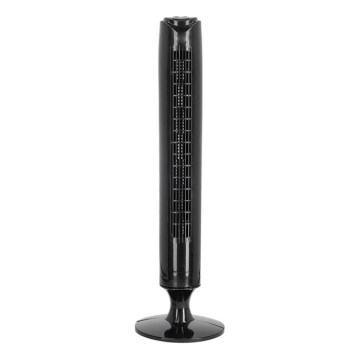 Ventilador de pie LISSE 45W/230V 91,4 cm negro + control remoto