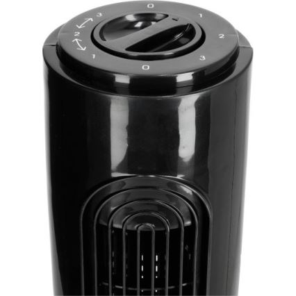 Ventilador de pie VENLO 45W/230V 73,6 cm negro