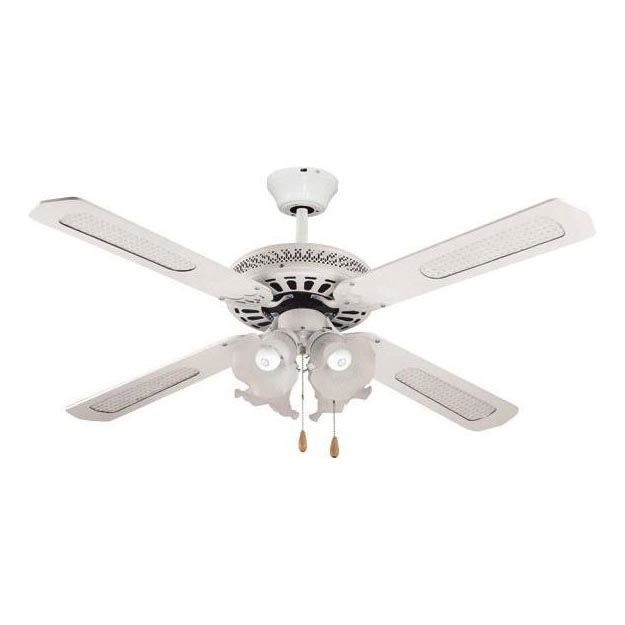 Ventilador de techo 4xE27/70W/230V diá. 132 cm blanco