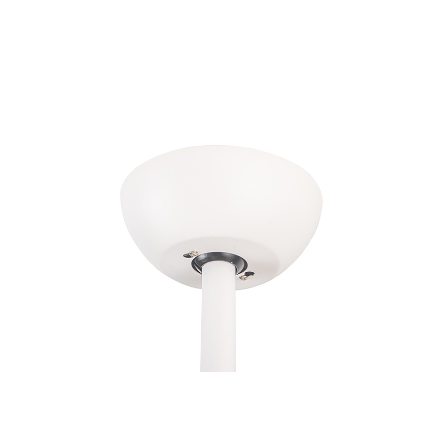 Ventilador de techo para cuarto de baño d. 132 cm IP44 blanco + mando a distancia