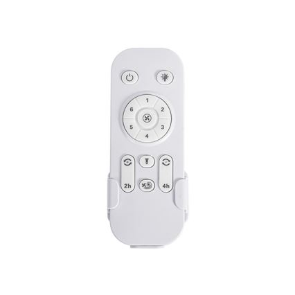 Ventilador de techo para cuarto de baño d. 132 cm IP44 blanco + mando a distancia