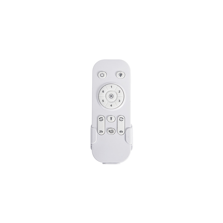 Ventilador de techo para cuarto de baño d. 132 cm IP44 blanco + mando a distancia