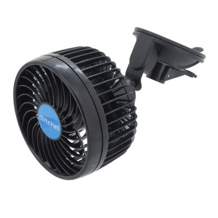 Ventilador de ventosa para coche 4W/12V negro