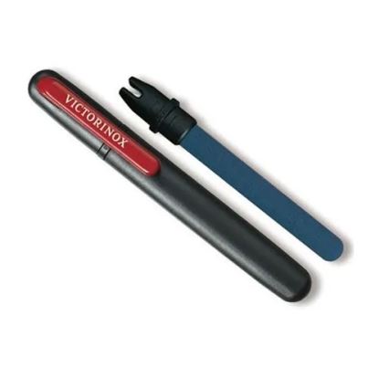 Victorinox - Afilador de cuchillos 23 cm negro/rojo